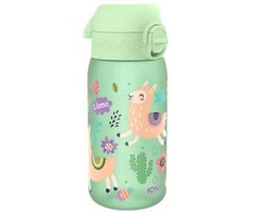 Ion8 vaikiškas bidonas Lama, 350 ml – patogus ir saugus