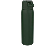 Gertuvė ion8 nepralaidus nerūdijančio plieno butelis tamsiai žalias 600 ml