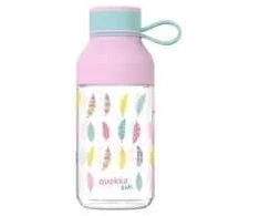 Gertuvė Quokka Ice Kids su dirželiu - Tritan buteliukas 430 ml (plunksnos)