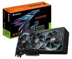 Vaizdo plokštė Gigabyte AORUS GeForce RTX 5070 MASTER 12G | NVIDIA | 12 GB | GeForce RTX 5070 | HDMI jungtys kiekis 1 | PCI-E 5.0