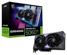 Vaizdo plokštė MSI GeForce RTX 5060 Ti 16GB žaidimų OC