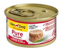 GimCat Pure Delight tuńczyk su wołowiną 85g
