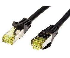 Goobay Wentronic goobay - Komutacinis kabelis - RJ-45 (M) iki RJ-45 (M) - 10,0m - SFTP, PiMF -Cat.7 Raw Kabelis - Be halogenų, Formuotas, be kablio - Juodas (91644)