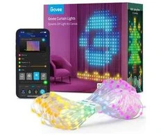 Govee – „WiFi“ ir „Bluetooth“ užuolaidinės lemputės