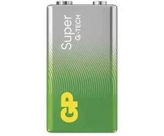 Baterijos GP 6LR61 Super Alkaline (G-TECH) 1 vnt.