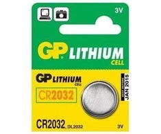 Išpūskite 3V CR2016 GP lichio bateriją
