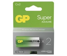 GP Battery GP Baterija Baterija - GP LR14 Super Alkaline 2Vnt Ilgalaikė Energija