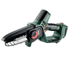 Šakų genėjimo grandininis pjūklas Metabo MS 18 LTX 15; 18 V; 15 cm juosta (be akumuliatoriaus ir pakrovėjo)