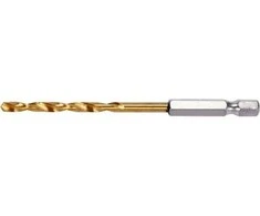 Toya Sa Poland Grąžtas metalui su Hex 6.3 mm (1/4") galu HSS-TiN | 4.5 mm (YT-44759)