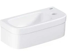 Grohe EuroCeramic praustuvas, 370x180 mm, skylė maišytuvui dešinėje, baltas