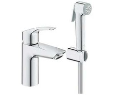 Grohe Maišytuvas praustuvui Eurosmart 3 su bide dušeliu, be d.v., chromas