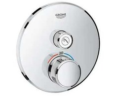 Grohe Virštinkinė dušo maišytuvo dalis Grohtherm Smartcontrol, 1 padėtis, chromas