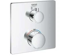 Virštinkinė dalis termostatinio dušo maišytuvo GROHE Grohtherm, chromas