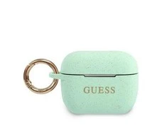 Apple AirPods Pro Guess silikoninis Glitter (GUACAPSILGLGN) ausinių dėklas žalios spalvos