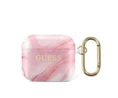 Apple AirPods 3 Guess Marble Collection (GUA3UNMP) ausinių dėklas rožinės spalvos