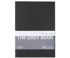Hahnemühle HAHNEMUHLE THE GRAY BOOK - eskizų knygelė pilkais puslapiais 120g 40 lapų A5 universali