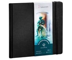 Hahnemühle Hahnemühle Watercolour Book 250g 100% Cotton 19,5x19,5cm 60 Pages