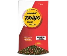 Peletės Haldorado Tornado Micro Pellet 2/3mm - Garlic &amp; Almond