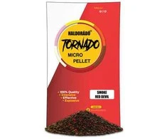 Peletės Haldorado Tornado Smoke Micro Pellet 2/3mm - Raudona Devil