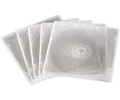 Hama CD Slim Box 20 ks transparentní