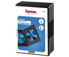 1x5 Hama DVD-Double Jewel Case juodas 51294