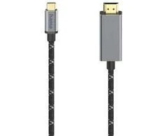 Cable Hama USB-C - HDMI™, 8K@60Hz, juodas, 1,5m