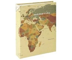 Hama album memo WORLD MAP 10x15/200, descriptive labels
