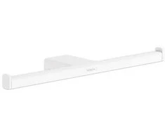 Hansgrohe tualetes papīra turētājs AddStoris, dubultais, matēts balts