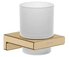 Hansgrohe Stiklinė su laikikliu „AddStoris“, šlifuoto bronzos spalvos