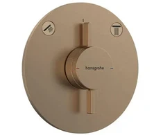 Hansgrohe DuoTurn S Maišytuvas su 2 išvadais, įmontuojamas, Spalva šlifuota bronza
