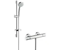Hansgrohe Ecostat Comfort Combi/Croma 100 Vario dušo kompl. su dušo termostatu. 650 mm. chromas