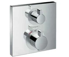 Hansgrohe „Ecostat Square“ termostatinis maišytuvas, chromuotas