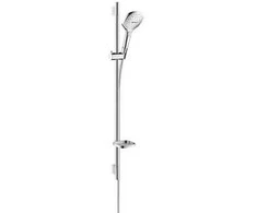 Hansgrohe RD Select E 120 3jet rankinis dušas/ UnicaS Puro sieninis strypas 0,90 m komplektas