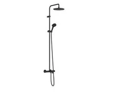 Hansgrohe dušas sistēma ar vannas termostatu Vernis Blend 240 1jet, matēts juodas