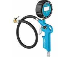 Hazet skaitmeninis padangų slėgio matuoklis 0–12 bar, 400 mm žarna, 9041D-1
