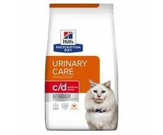 HILL'S PRESCRIPTION DIET Feline c/d Multicare Stress Sausas kačių maistas vištiena 1,5kg
