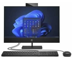 Stacionarus kompiuteris Hewlett Packard (HP) HP AIO ProOne 440G9 23.8NT i3-14100T, 8GB, 512GB, Intel HD DP+HDMI IN, WiFi 6E+BT, usb kl. pelė, 120W,Win11Home,3m vietoje