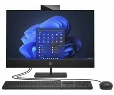 Stacionarus kompiuteris Hewlett Packard (HP) HP AIO ProOne 440G9 23.8NT i3-14100T, 1x8GB, 512GB M.2, Intel HD DP+HDMI IN, WiFi 6+BT, usb kl. pelė, 120W,FDOS,3m vietoje