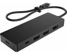 HP USB-C Travel Hub G3 90W – 2 x USB-C, 2 x USB 3.0, 1 x HDMI (iki 4K/60Hz), 1 metai