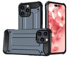 Hurtel Hybrid Armor iPhone 16 Pro – telefono dėklas, mėlynos spalvos