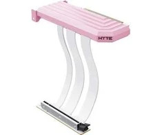 Vaizdo plokštė HYTE PCIE 5.0 Hyper Riser Cable – Strawberry Milk