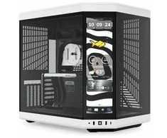 Hyte Y70 Touch Infinite (juodas, Tempered Glass x 2)