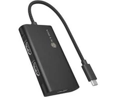 HUB USB Icy Box huby i koncentratory USB 3.2 Gen 2 (3.1 Gen 2) Type-C 10000 Mbit/s juoda