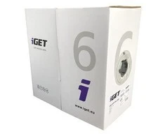 iGET tinklo kabelis CAT6 UTP PVC Eca 305m/box (84005020)