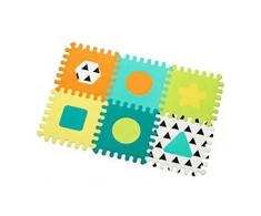 INFANTINO 44,5 x 44,5 cm minkšta dėlionė - kilimėlis, 6 vnt.