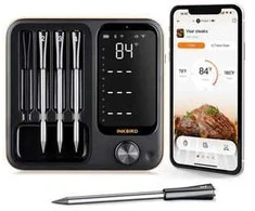 „Inkbird“ belaidis kepsninės termometras su 4 „WiFi“ zondais