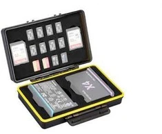 Dėklas - JJC BC X4ST Multi Function Baterija Case (holds 2 batteries, 2 SD cards, 12 Micro SD cards)
