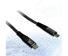 Kabelis USB TreQ Inter-Tech Kabelis AC USB-C 3.2 Gen 2x2, 240W - 1,5m