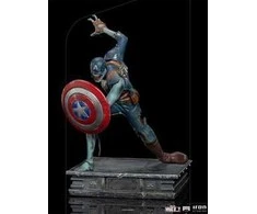 Iron Studios ART „IronStudios“ – „Marvel What If...“: 1:10 meno statula – zombis Kapitonas Amerika