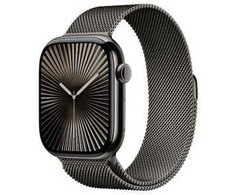 Išmanusis laikrodis Apple Watch Series 10 LTE 42mm titano korpusas su Milanese apyranke Slate
